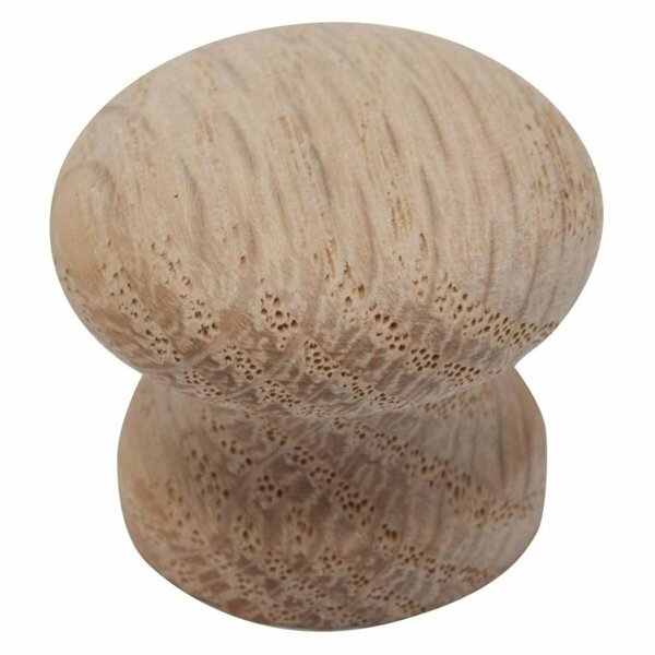 Waddell Mfg Co Waddell  1 in. Dia. x 0.5 in. Round Cabinet Knob - Natural 5992995